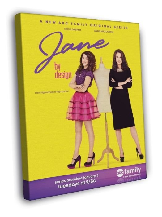 Jane By Design TV Series  20x16 inch FRAMED CANVAS WALL PRINT