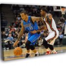 Monta Ellis Dallas Mavericks Basketball  20x16 inch FRAMED CANVAS WALL PRINT