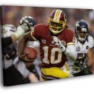 Robert Griffin III Washington Redskins  20x16 inch FRAMED CANVAS WALL PRINT