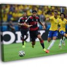 Sami Khedira Luiz Gustavo Germany Soccer Football  20x16 inch FRAMED CANVAS WALL PRINT