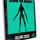 Show No Mercy Overlord Espheni Alien Falling Skies TV  20x16 inch FRAMED CANVAS WALL PRINT