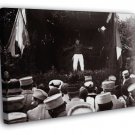 Show Play Stage Rare WWI World War WW1 Old Retro BW  20x16 inch FRAMED CANVAS WALL PRINT