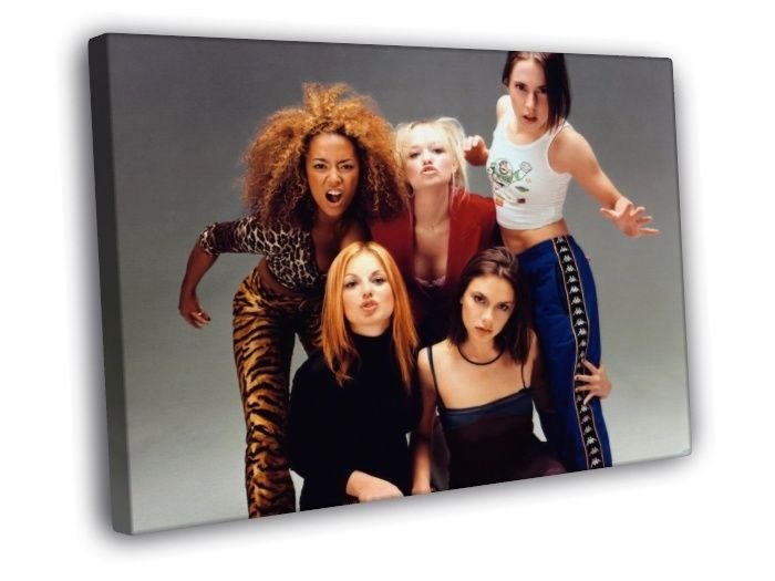 Spice Girls Hot Pop Music Group  20x16 inch FRAMED CANVAS WALL PRINT