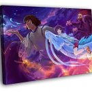 Spirited Away Characters Beautiful Anime Manga  20x16 inch FRAMED CANVAS WALL PRINT