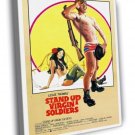 Stand Up Virgin Soldiers Movie Vintage  20x16 inch FRAMED CANVAS WALL PRINT