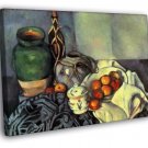 Still Life With Apples Retro Painting Vintage  20x16 inch FRAMED CANVAS WALL PRINT