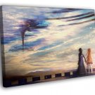 Sword Art Online Asuna Kirito Anime Manga Beautiful Art  20x16 inch FRAMED CANVAS WALL PRINT