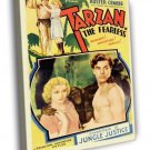 Tarzan The Fearless 1933 Retro Movie Vintage  20x16 inch FRAMED CANVAS WALL PRINT