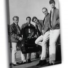 The Beach Boys Amazing BW Retro Rare Car Rock Band  20x16 inch FRAMED CANVAS WALL PRINT