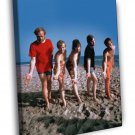 The Beach Boys Sea Sand Mike Love Al Jardine Band  20x16 inch FRAMED CANVAS WALL PRINT