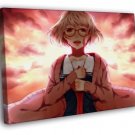 Mirai Kuriyama Kyoukai no Kanata Anime Manga  20x16 inch FRAMED CANVAS WALL PRINT