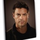 Almost Human Karl Urban TV Series WALL  20x16 inch FRAMED CANVAS PRINT
