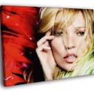 Kate Moss Beautiful Portrait Model Rare WALL  20x16 inch FRAMED CANVAS PRINT