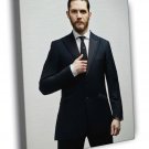 Tom Hardy Suit Beard Badass Handsome Amazing Actor WALL  20x16 inch FRAMED CANVAS PRINT