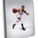 Derrick Rose Chicago Bulls Basketball Sport WALL  20x16 inch FRAMED CANVAS PRINT