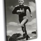 Don Hutson Green Bay Packers Classic Retro BW  20x16 inch FRAMED CANVAS WALL PRINT