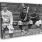 Babe Ruth New York Yankees Classic Retro BW WALL  20x16 inch FRAMED CANVAS PRINT