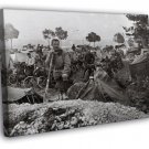 French Cavalry Corps WWI World War One WW1 Old BW WALL  20x16 inch FRAMED CANVAS PRINT