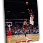 Michael Jordan Gary Payton 1996 Finals Retro WALL  20x16 inch FRAMED CANVAS PRINT