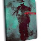 Justified Awesome Art TV Series  20x16 inch FRAMED CANVAS WALL PRINT