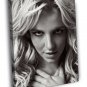 Britney Spears Music Singer Cool Portrait BW  20x16 inch FRAMED CANVAS WALL PRINT