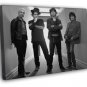 Mick Jagger Watts Richards Wood Rock Band  20x16 inch FRAMED CANVAS WALL PRINT
