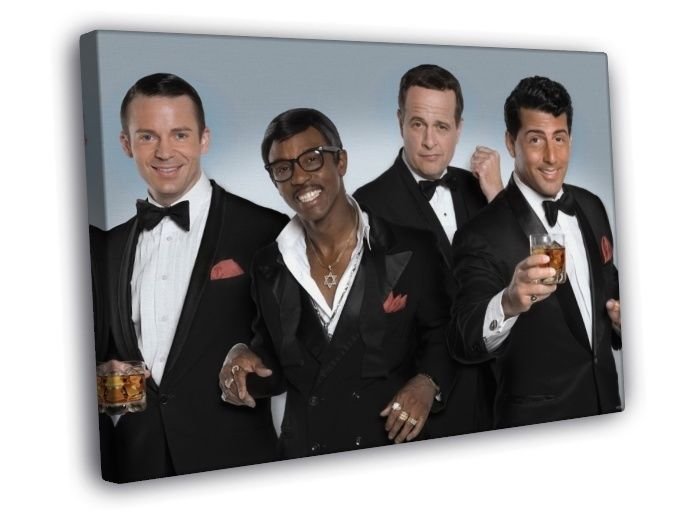 Rat Pack Is Back Amazing Cool  20x16 inch FRAMED CANVAS WALL PRINT