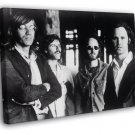 The Doors Great BW Retro Jim Morrison Rock Band  20x16 inch FRAMED CANVAS WALL PRINT