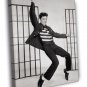 Elvis Presley BW Dancing Jailhouse Rock Hot Retro WALL  20x16 inch FRAMED CANVAS PRINT
