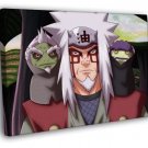 Naruto Jiraiya Toad Sage Fukasaku Shima Anime WALL  20x16 inch FRAMED CANVAS PRINT