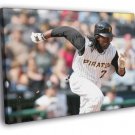 Andrew McCutchen Pittsburgh Pirates Baseball Sport  20x16 inch FRAMED CANVAS WALL PRINT