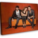 Lady Antebellum Country Pop Band  20x16 inch FRAMED CANVAS WALL PRINT