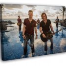 Florida Georgia Line Band Country Rock Music  20x16 inch FRAMED CANVAS WALL PRINT