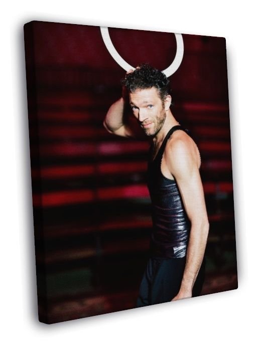 Vincent Cassel Actor  20x16 inch FRAMED CANVAS WALL PRINT