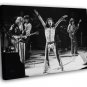 Mick Jagger Awesome Rare BW Stage Retro Rock Band 20x16 inch FRAMED CANVAS WALL PRINT