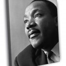 Martin Luther King Jr African-American Leader Portrait  20x16 inch FRAMED CANVAS WALL PRINT