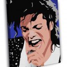 Michael Jackson Music Portrait Amazing Art Singing  20x16 inch FRAMED CANVAS WALL PRINT