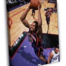Latrell Sprewell Dunk New York Knicks Retro Basketball  20x16 inch FRAMED CANVAS WALL PRINT