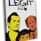 Legit Tv Series Awesome Painting Art  20x16 inch FRAMED CANVAS WALL PRINT