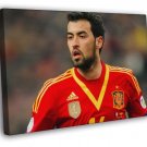 Sergio Busquets Spain Football Soccer Sport  20x16 inch FRAMED CANVAS WALL PRINT
