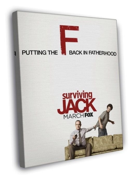 Surviving Jack Tv Series  20x16 inch FRAMED CANVAS WALL PRINT