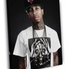 Tyga Rapper Hip-Hop Music Rap  20x16 inch FRAMED CANVAS WALL PRINT