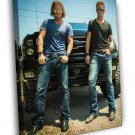 Florida Georgia Line Tyler Hubbard Brian Kelley  20x16 inch FRAMED CANVAS WALL PRINT