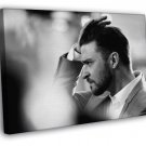 Justin Timberlake Beard Awesome BW Portrait Handsome  20x16 inch FRAMED CANVAS WALL PRINT