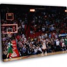 Jeff Green Game-Winner Buzzer Beater Miami  20x16 inch FRAMED CANVAS WALL PRINT