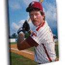 Mike Schmidt Philadelphia Phillies Baseball  20x16 inch FRAMED CANVAS WALL PRINT