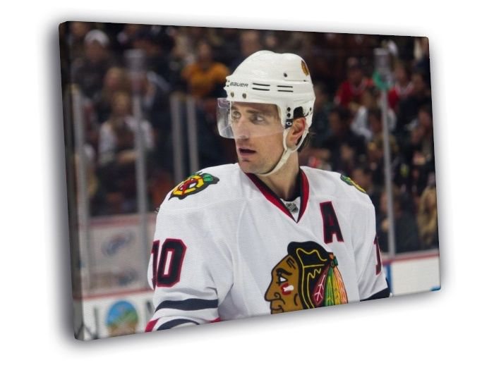 Patrick Sharp Chicago Blackhawks Hockey Sport  20x16 inch FRAMED CANVAS WALL PRINT
