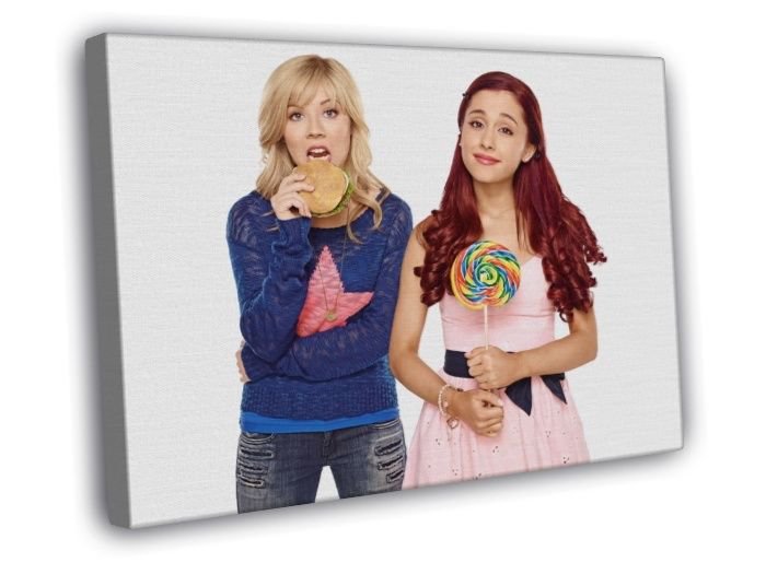 Sam & Cat Sam Puckett Valentine Characters TV  20x16 inch FRAMED CANVAS WALL PRINT