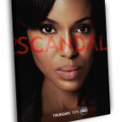 Scandal Kerry Washington TV Series  20x16 inch FRAMED CANVAS WALL PRINT