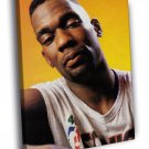 Shawn Kemp Seattle SuperSonics Basketball  20x16 inch FRAMED CANVAS WALL PRINT
